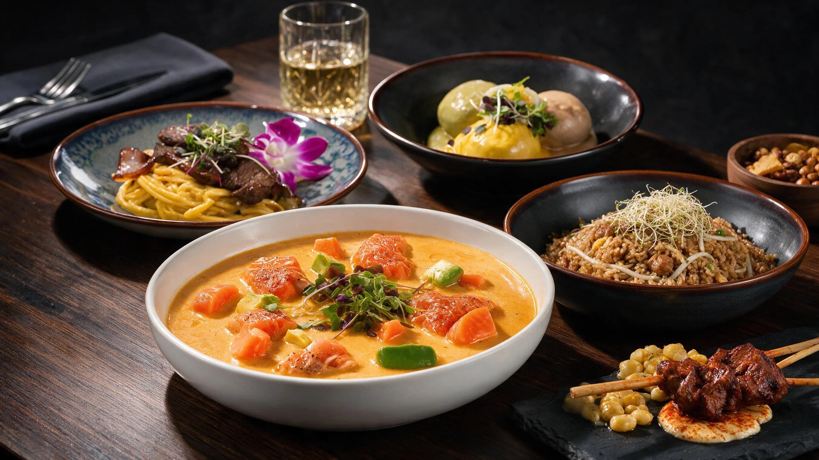 Nativa Bistro menu and Peruvian dishes